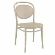 Ligne chr venise chaise - taupe 9206 - gris plastique MCH-751244-TAUP Ligne chr venise chaise - taupe 9206 - gris plastique MCH-751244-TAUP