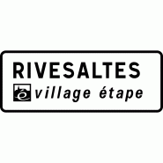 Panneau directionnel D45 - Village étape - WP Signalisation - 20 km avant sortie - Résine thermoplastique, recyclable et éco-responsable Panneau directionnel D45 - Village étape - WP Signalisation - 20 km avant sortie - Résine thermoplastique, recyclable et éco-responsable