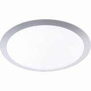 Plafonnier LED 25W, 3000K, Blanc, Titane - Trio - Gonzalo - blanc 4017807246803