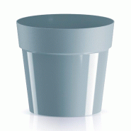 Prosperplast - Pot CUBE BASIC - 17,9x17,9x16,5 cm, gris clair - gris plastique polypropylène ZA3569