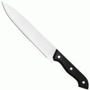 San Ignacio - Couteau de Chef (20 cm) en acier inoxydable (Toledo) - noir inox Q2954