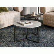 Table basse design Montereale Etner structure acier design
