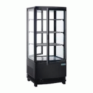 Vitrine Réfrigérée 86 Litres - Noire - Dégivrage automatique - Polar - CX574 Vitrine Réfrigérée 86 Litres - Noire - Dégivrage automatique - Polar - CX574