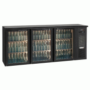 Arrière-bar 3 portes vitrées 537L | Gamko - E3/222GMU