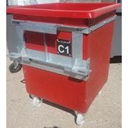 Bac chariot pour abattoir - 600 litres_1