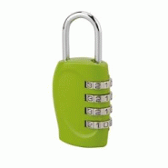 Cadenas à combinaison Bora Bora, 4 chiffres, intérieur, anse acier, 30mm - THIRARD - multicolore 3150261710136 Cadenas à combinaison Bora Bora, 4 chiffres, intérieur, anse acier, 30mm - THIRARD - multicolore 3150261710136