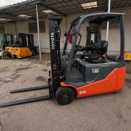 Chariot élévateur électrique Toyota 8FBE16T triplex 4500 mm