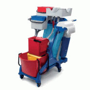 Chariot Arka 14 28lt avec 4 roues 80 mm - avec presse à plat sans fond