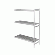 FERMOD Rayonnage modulaire d'angle polymère 6611 Fermostock Longueur 2349 mm- 3 niveaux-profondeur 460 mm - 3617800102376
