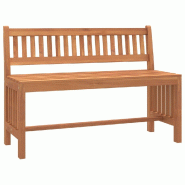 Helloshop26 - Banc de jardin meuble de patio d'extérieur terrasse 110 x 45 x 77 cm bois massif d'eucalyptus 02_0011173 - Bois massif 3000613247769