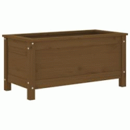 Helloshop26 - Jardinière bac lit surélevé plantes fleurs terrasse jardin 82,5 x 40 x 39 cm bois massif de pin marron 02_0037934 - 3000217834068 Helloshop26 - Jardinière bac lit surélevé plantes fleurs terrasse jardin 82,5 x 40 x 39 cm bois massif de pin marron 02_0037934 - 3000217834068
