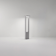 Kapp - Borne De Jardin Led 14W, Ip65, 1120 Lm, H. 65 Cm, 3000K, Aluminium Peint, Borne Extérieure, Gris Ciment - Perenz - gris 8023559550323