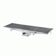 L2G Caniveau Inox Grille A Dechets Amovible, Siphon, 20 x 1000 x 300mm - 3616350025142 L2G Caniveau Inox Grille A Dechets Amovible, Siphon, 20 x 1000 x 300mm - 3616350025142