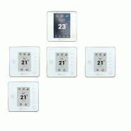 PACK THERMOSTATS BLUE THINK RADIO AIRZONE BLANC 5 ZONES PACK THERMOSTATS BLUE THINK RADIO AIRZONE BLANC 5 ZONES