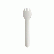 PAPSTAR 100 Cuillère, papier "pure" 16 cm blanc - blanc papier 88240