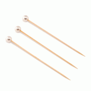 Pique bambou Perle naturelle 12cm - par 100