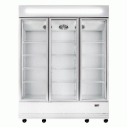 Vaiotec Réfrigérateur à boissons TOPLINE 1610 litres avec dessus éclairé « blanc », 1919 x 742 mm - blanc acier 11419 Vaiotec Réfrigérateur à boissons TOPLINE 1610 litres avec dessus éclairé « blanc », 1919 x 742 mm - blanc acier 11419