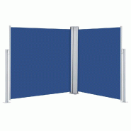 VidaXL Auvent latéral rétractable Bleu 140 x 600 cm Modèle Ventura Nova - bleu 48458