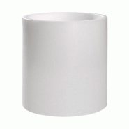 WellHome - Pot de fleurs modèle « Collection Agila » Ø39x40cm coloris blanc - blanc plastique WH13622