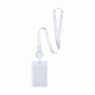 10x Porte-noms / Badge avec cordon extensible jusqu'à 70 cm - 8412536821264