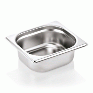 Bac inox GN 1/6 H 65 mm 1 ltr GN ESSENTIALS lot de 6 - Was Germany - 4044925166317