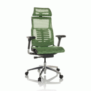 Chaise de bureau / Fauteuil de direction POFIT GEN2 Tissu maille vert hjh OFFICE - vert polyester 652286