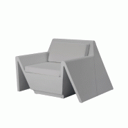 Fauteuil lounge REST - gris