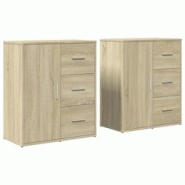Helloshop26 - Buffet bahut commode armoire meuble de rangement organisateur cuisine salle de séjour salons lot de 2 sonoma 60 x 31 x 02_0036817 - 300 Helloshop26 - Buffet bahut commode armoire meuble de rangement organisateur cuisine salle de séjour salons lot de 2 sonoma 60 x 31 x 02_0036817 - 300