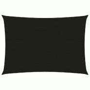 Helloshop26 - Voile toile d'ombrage parasol 160 g/m² PEHD 2,5 x 3,5 m noir 02_0009184 - noir 3000491547760