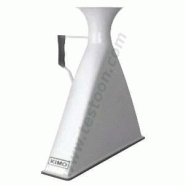 Cône de débit 550x100mm, 10-400m3/h, pour anémomètre à fil chaud Cône de débit 550x100mm, 10-400m3/h, pour anémomètre à fil chaud