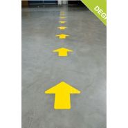 Marquage au sol pour entrepôt - direct signaletique - dimensions : h 254 x larg 102 mm