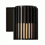 Nordlux Applique murale luminaire ALUDRA  Aluminium Seaside noir H. 16,8 IP54 -Extérieur - noir 5704924022029