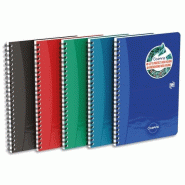 Oxford Lot de 5 Cahier Oceanis rel. Intégrale A4, 180p./90 feuilles 90g/m², ligné, coloris assortis (5) - 3020120220437
