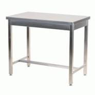 Romux® Table en Acier Inoxydable pour Restauration Centrale sans Étagère 1200x600x850 mm | Table de Travail en Inox Résistante à la Corrosion - 8 Romux® Table en Acier Inoxydable pour Restauration Centrale sans Étagère 1200x600x850 mm | Table de Travail en Inox Résistante à la Corrosion - 8