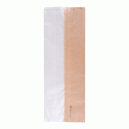 Sachet sandwich en papier kraft ingraissable avec fenêtre eco 14+8x38cm par 250