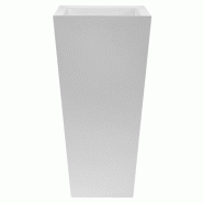 WellHome - Pot de fleurs « Collection Civic » 50x100cm coloris blanc - blanc plastique WH13658