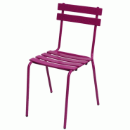 Lot de 20 chaises empilables en métal traité anti corrosion pour usage intérieur et extérieur - Eden