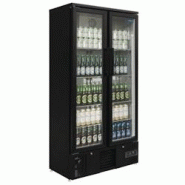 Arrière-Bar Réfrigéré - 2 Portes Vitrées Battantes - 490 L - Polar - noir acier GJ449 Arrière-Bar Réfrigéré - 2 Portes Vitrées Battantes - 490 L - Polar - noir acier GJ449