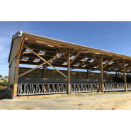 Bâtiment pour vaches allaitantes, sur mesure en bois - Stabulation libre, en aire paillée, en caillebotis, ou mixte Bâtiment pour vaches allaitantes, sur mesure en bois - Stabulation libre, en aire paillée, en caillebotis, ou mixte