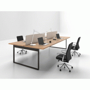 Bureau bench 4 personnes Magistra plan de travail 30 mm finitions modernes Bureau bench 4 personnes Magistra plan de travail 30 mm finitions modernes