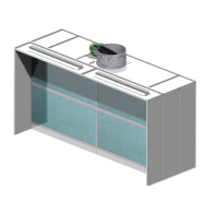 Cabine de pistolage pour éléments à ventilation centrifuge - Largeur 1, 2 , 3 et 4 M