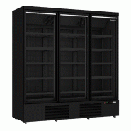 Congélateur libre service 3 portes en verre noir jde-1530f bl - P7455.2250