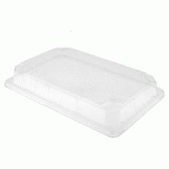 Couvercle transparent OPS 24x16x3cm pour Boîte sushis 59192 - par 800