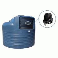 Cuve stockage fuel ECO 5 000 litres avec pompe 80 l/min et enrouleur - RENSON - 816003