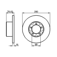 DISQUE DE FREIN BOSCH 0986478201 DISQUE DE FREIN BOSCH 0986478201