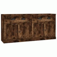 Helloshop26 - Buffet bahut commode armoire meuble de rangement organisateur cuisine salle de séjour salons lot de 2 bois 02_0036757 - 3000213043754 Helloshop26 - Buffet bahut commode armoire meuble de rangement organisateur cuisine salle de séjour salons lot de 2 bois 02_0036757 - 3000213043754