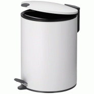 KELA Poubelle 5 L Blanche - Mats - 035-1192963 KELA Poubelle 5 L Blanche - Mats - 035-1192963