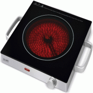 KITCHEN CHEF Réchaud Vitrocéramique 2000w Inox kcppv2000 - argenté 3485617779513