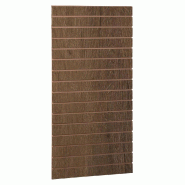 Panneau rainuré R7,5 L59,5xP120cm épaisseur 18mm - chêne tabac