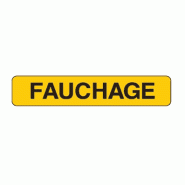 Panonceau temporaire textes divers - KM9